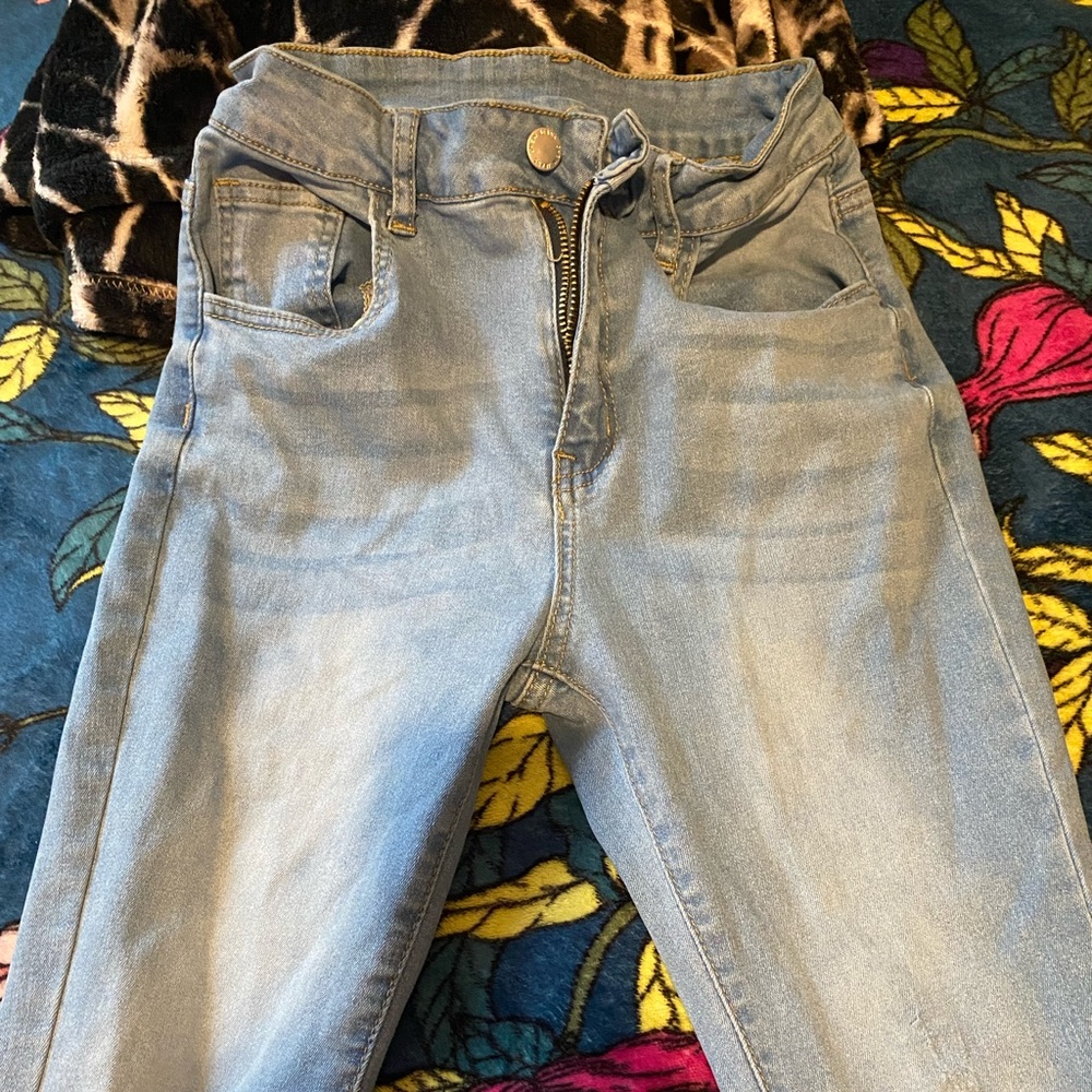 Denim Jeans with slit